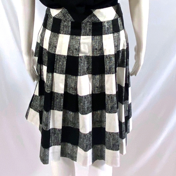 Talbots Pleated Plaid Skirt - Picture 2 of 6